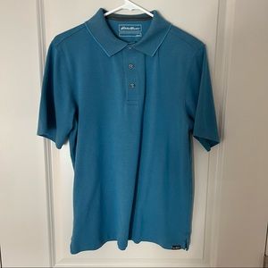 Eddie Bauer mens short sleeve polo shirt | size small